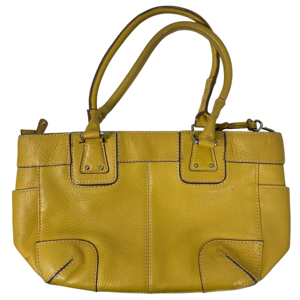 Fossil Mustard Yellow Soft Leather Shoulder Bag